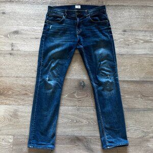 Hudson Blake Men's Slim Straight Jeans 34 x 32 Medium Wash $245 EUC
